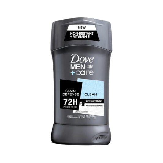 Dove Men+Care Stain Defense Clean 72H Protection Deo Stick For Men 76g