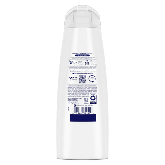 Dove Ultra Care Shampoo Coconut & Hydration for Dry Hair 355 ML