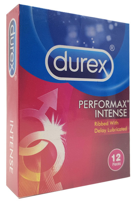 Durex Performax Intense Condoms 12 Pieces (Red)