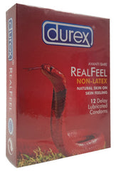 Durex Real Feel Non-Latex Condoms 12 Pieces