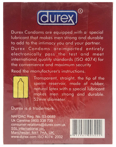 Durex Real Feel Non-Latex Condoms 12 Pieces