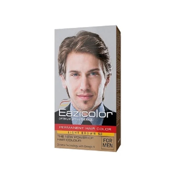 EAZICOLOR MEN KIT HEAD LIGHT BROWN (5.0)