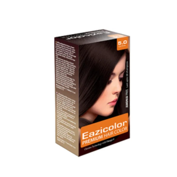 EAZICOLOR WOMEN KIT 5.0 GOLDEN BROWN 60ML