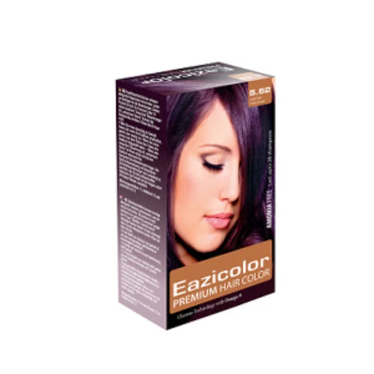 EAZICOLOR WOMEN KIT 5.62 LIGHT RED VIOLET BROWN 60ML