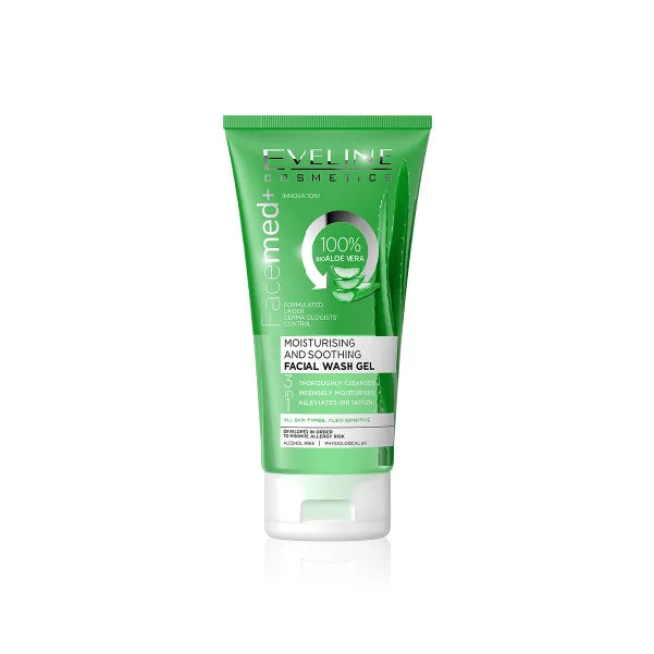 EVELINE FaceMed+ Moisturizing And Soothing Facial Wash Gel With Aloe Vera 150ml