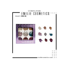 Emelie Paris 9 Color Glitter Eyeshadow