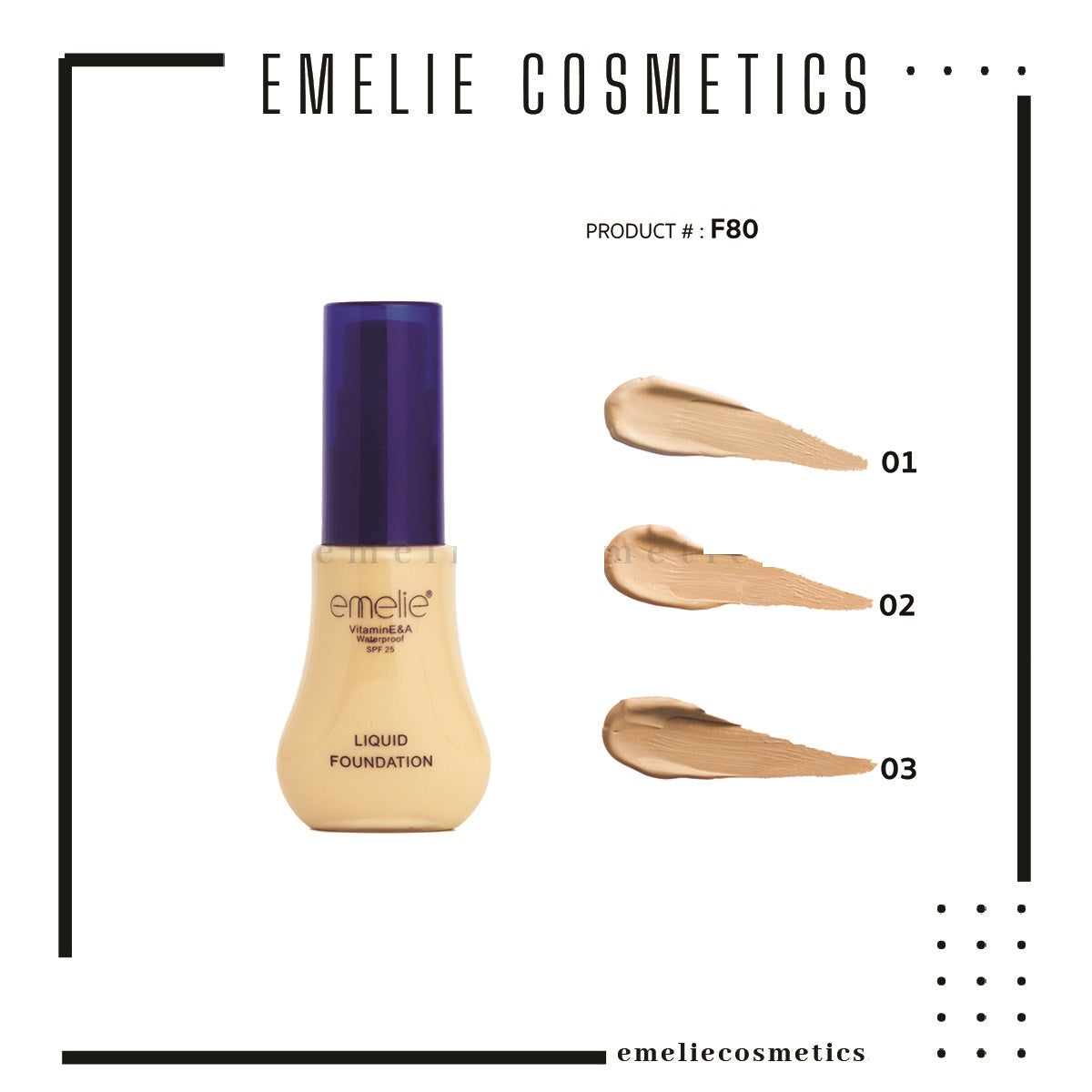 Emelie Paris Liquid Foundation