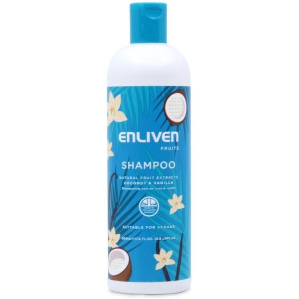 Enliven Natural Fruit Extracts Coconut & Vanilla Shampoo