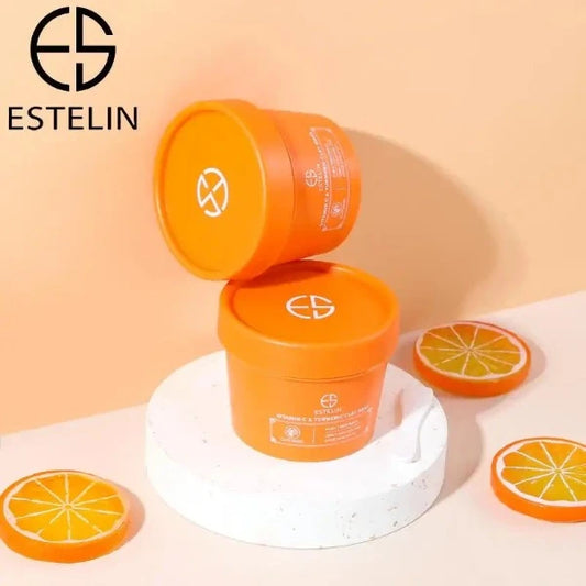 Estelin Vitamin C & Turmeric Clay Mask By Dr.Rashel 100g