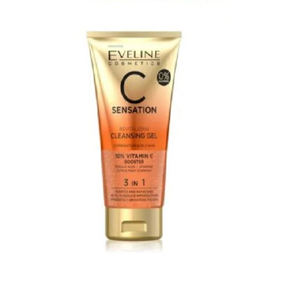 Eveline C Sensation Revitalizing 3 in 1 Cleansing Gel 150ml