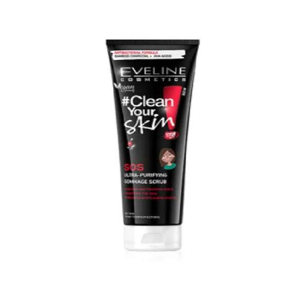 Eveline Clean Your Skin Sos-Ultra Purifying Gommage Scrub 100ml