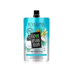 Eveline I Love Vegan Food Coconut Detox Sugar Body Scrub - 75ml