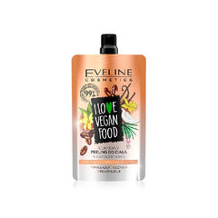 Eveline I love Vegan Food Vanilla Latte Sugar Body Scrub - 75ml