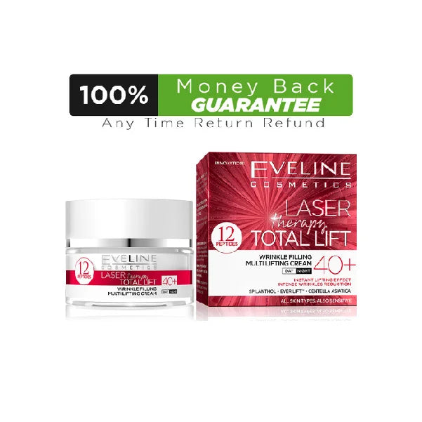 Eveline Laser Therapy Total Lift Wrinkle Filling Multifilling Day &amp; Night Cream 40+ Age