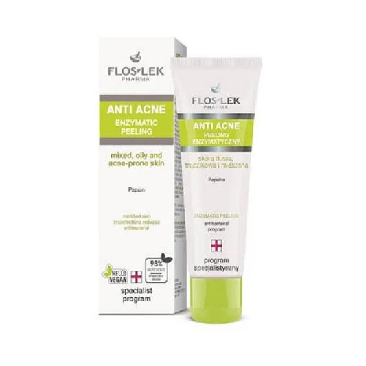 FLOSLEK ANTI-ACNE ENZYMATIC PEELING FOR OILY AND ACNE PRONE SKIN