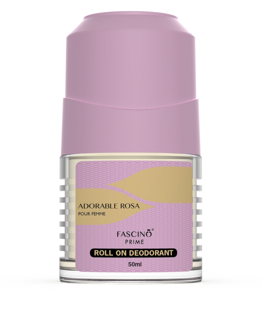Adorable Rosa Pour Femme - Fascino Prime Roll On Deodorant - 50ml