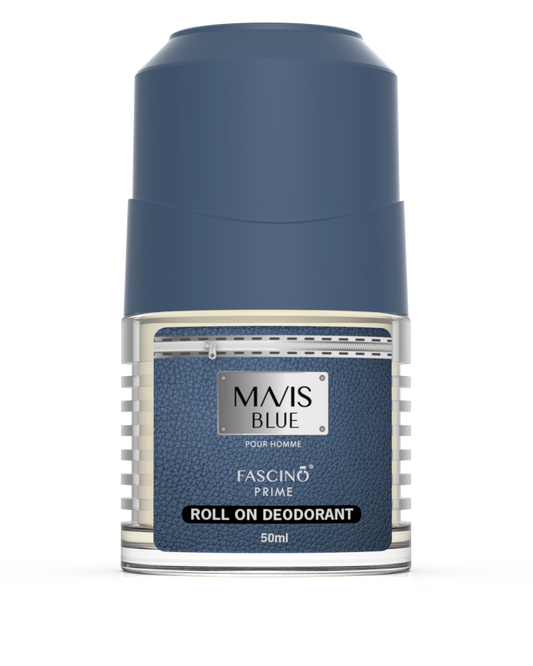 Mavis Blue Pour Homme - Fascino Prime Roll On Deodorant - 50ml