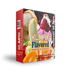 Klimax Flavored 2Pcs - Orange Banana Condoms