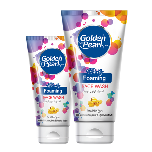 Golden Pearl Foaming Facial Wash
