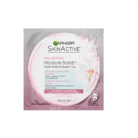 Garnier Skin Active Moisture Bomb Super Hydrating Soothing With Chamomile