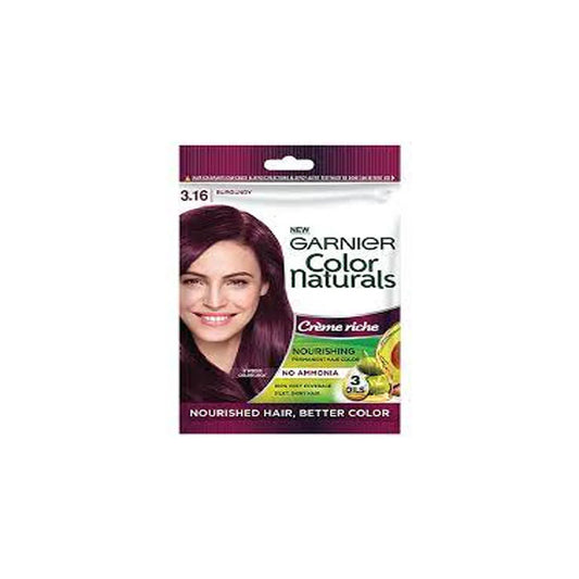 Garnier Color Naturals Hair Color Sachet - 3.16 Burgundy