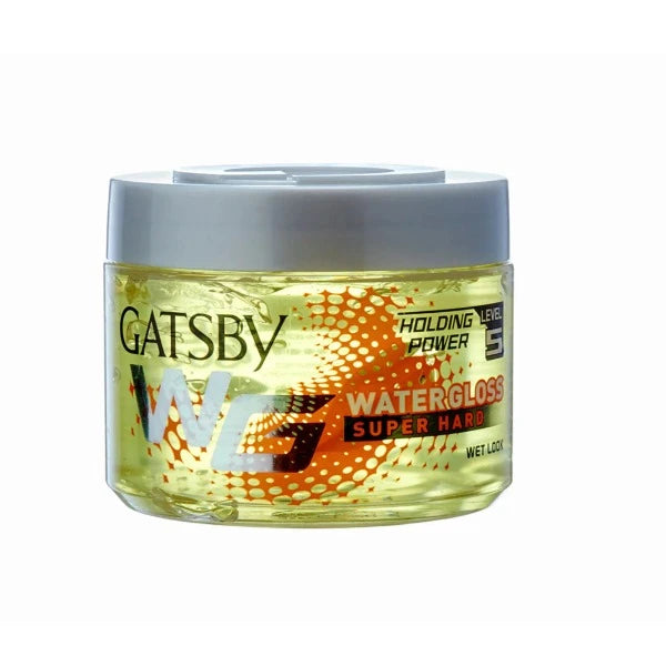 Gatsby Super Hard Water Gloss Yellow Hair Styling Gel 300ml