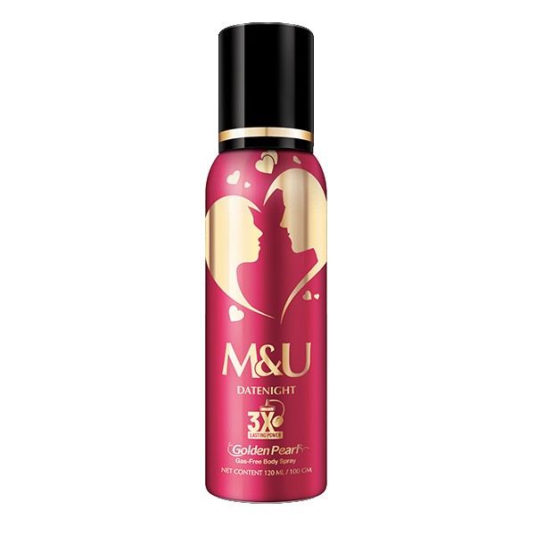 Golden Pearl Datenight Gas Free Body Spray 120 ML