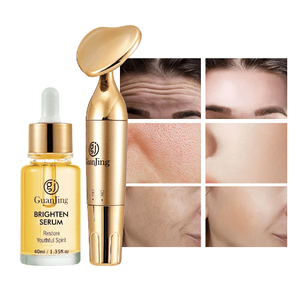 Guanjing Nourishing Brighten Face Repair Set - GJ7207