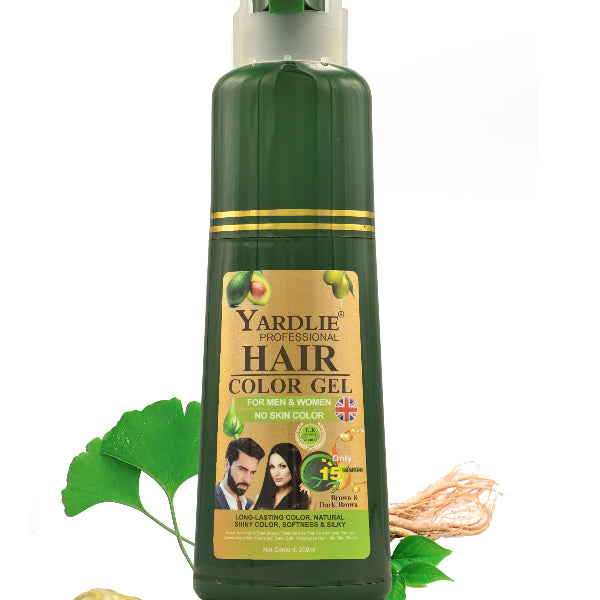 Hair Color Gel | Dark Brown | Yardlie | 200ml |
