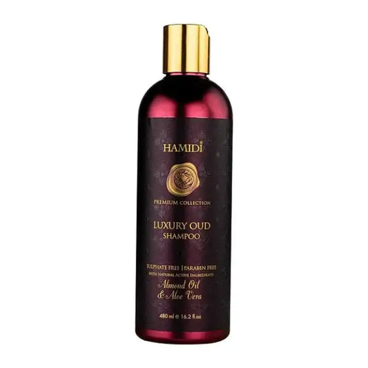 Hamidi Luxury Oud Shampoo Almond Oil & Aloe Vera 480ml