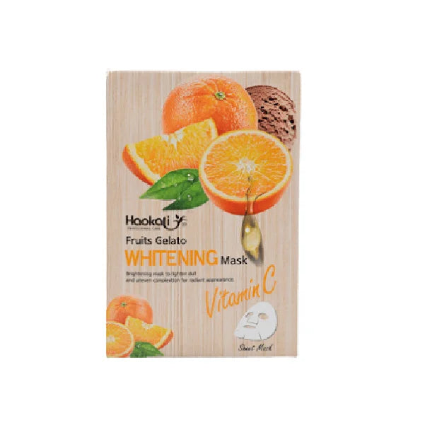 Haokali Fruit Gelato Whitening Vitamin C Facial Sheet Mask - 30ml