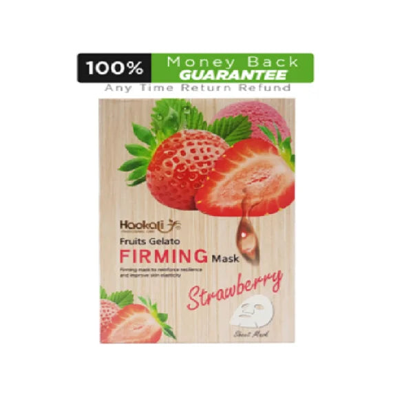 Haokali Fruits Gelato Firming Strawberry Sheet Mask - 30ml