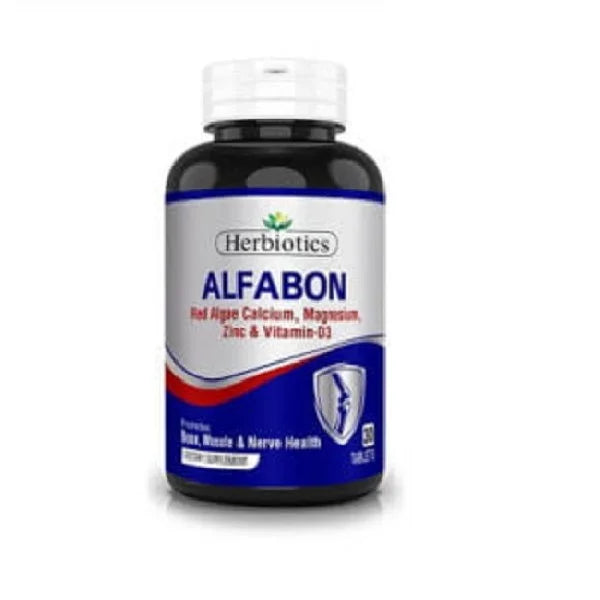 Herbiotics ALFABON -30 Tablets (Promotes Bone, Muscle & Nerve Health)