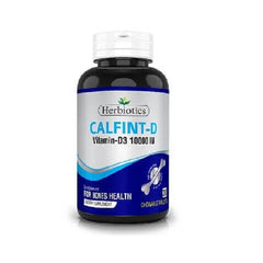 Herbiotics CALFINT-D Vtamin-D3 1000IU -30 Chewable Tablets (Bones Health)