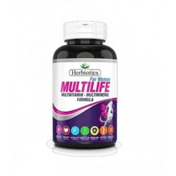 Herbiotics For Women MULTILIFE Multivitamin-Multimineral Formula - 30 Tablets