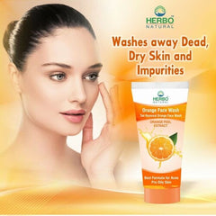 Herbo Natural Orange Face Wash 100 ml