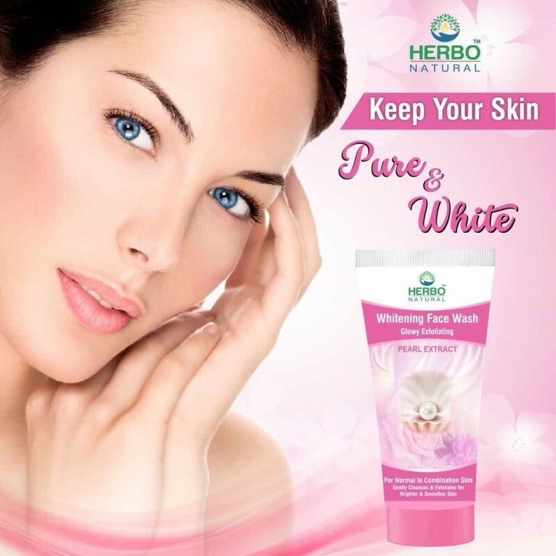 Herbo Natural Whitening Face Wash 100ml