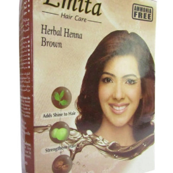 Emita Hair Care Herbal Henna Brown (6 Sachet in Each)