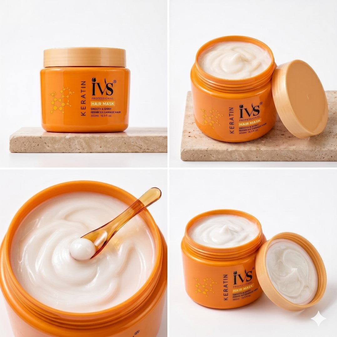 IVS Professional Sulfate Free 6 Damage Repair Keratin Hair Mask 500ml