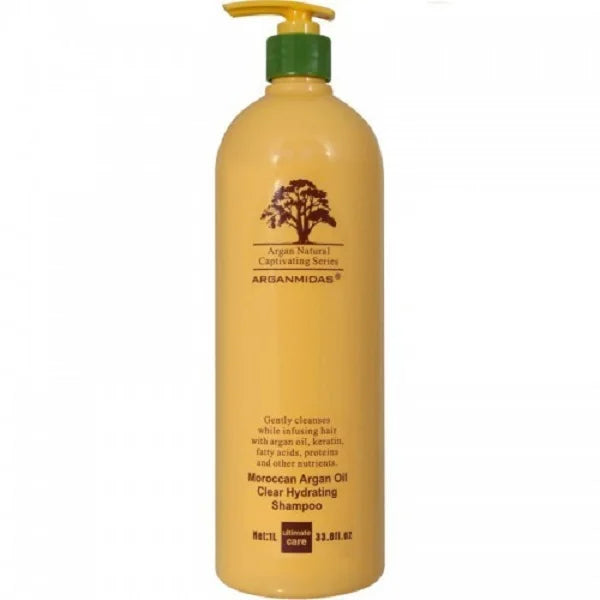 Arganmidas Moroccan Argan Oil Clear Hydrating Shampoo 1 Liter