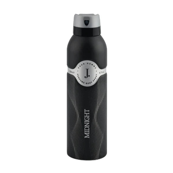 J. Perfumed Body Spray For Men Midnight 200 ML