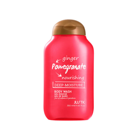 JUSTK Ginger, Pomegranate Deep Moisture Body Wash 350ml