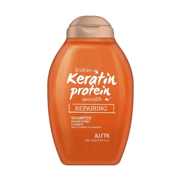 JUSTK Keratin Protein Smooth Repairing Biotin Shampoo 350ml