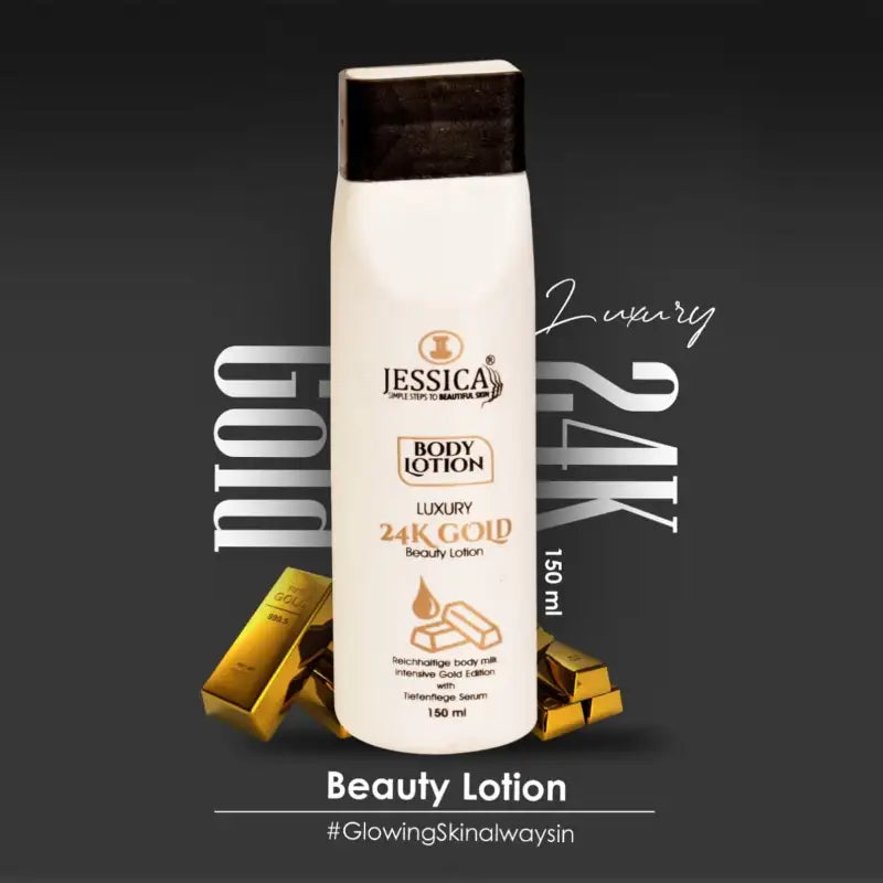 Jessica Luxury 24K Gold Moisturizing Beauty Body Lotion 150ml