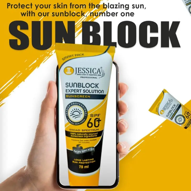 Jessica Sunblock SPF 60+ Expert Solution 75ml