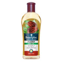 BeautyVoc Jojoba Hair Oil 200 ml  | Promotes Hair Growth, Reduces Hair Fall & Dandruff