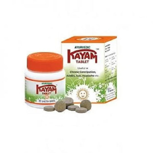 KAYAM Tablet Ayurvedic for Chronic Constipation 30 Tablets