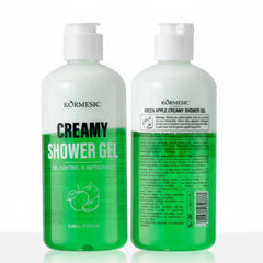 KORMESIC Green Apple Creamy Shower Gel Moisturizing and Brightening body wash & Shower Gel 290ml