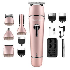 Kemei Hair Trimmer Clipper 10 in 1 Super Grooming Kit KM-1015