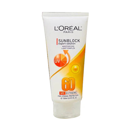 L'Oreal Sunblock Expert Solution Moisturising Light Complex SPF 60 150 ML